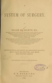 Cover of: A system of surgery