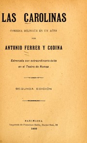 Cover of: Las Carolinas: comèdia bilingüe en un acto