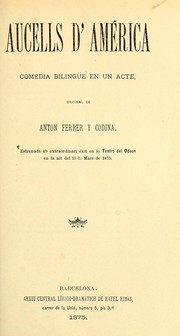 Cover of: Aucells d'América: comèdia bilingüe en un acte