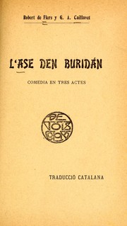 Cover of: L'ase den Buridán: comèdia en tres actes