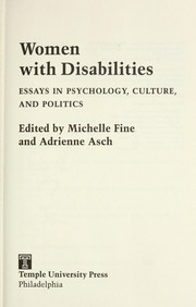 Women with disabilities