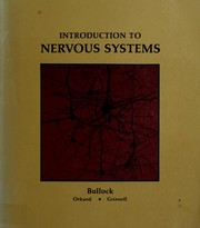 Cover of: Introduction to nervous systems