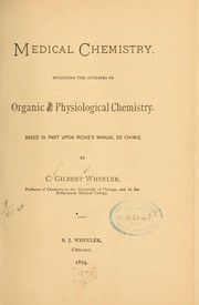 Cover of: Medical chemistry by Charles Gilbert Wheeler