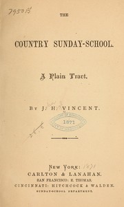 Cover of: The country Sunday-school by John Heyl Vincent