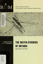 The water-striders of Ontario by Lanna Cheng