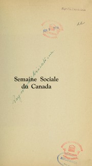 L'encyclique Rerum novarum by Semaine sociale du Canada