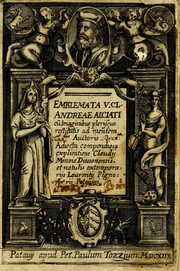 Cover of: Emblemata v. cl. Andreae Alciati: c¿± imaginibus plerisque restitutis ad mentem auctoris