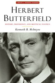 Herbert Butterfield by Kenneth B. McIntyre