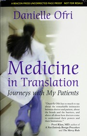 Cover of: Medicine in translation by Danielle Ofri