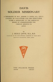 Cover of: Davis, soldier missionary | J. Merle Davis