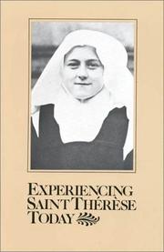 Cover of: Experiencing St. Thérèse today