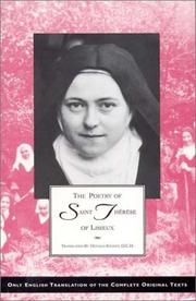 The poetry of Saint Thérèse of Lisieux by Saint Thérèse de Lisieux