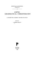 Cover of: Coptic Grammatical Chrestomathy