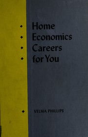 Cover of: Home economics careers for you.