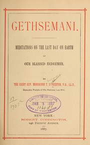 Cover of: Gethsemani
