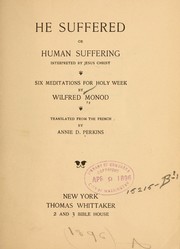 Cover of: He suffered
