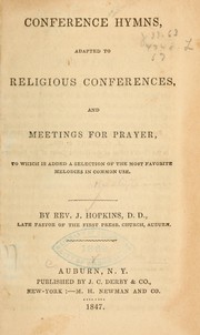 Cover of: Conference hymns ... by J. Hopkins
