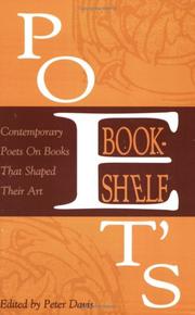 Cover of: Poet's Bookshelf: Contemporary Poets on Books That Shaped Their Art