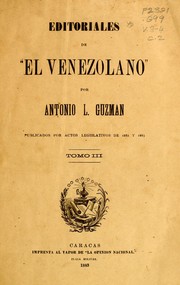 Cover of: Estudios sobre personajes y hechos de la historia venezolana