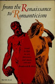 Cover of: From the Renaissance to romanticism