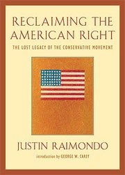 Cover of: Reclaiming the American right by Justin Raimondo