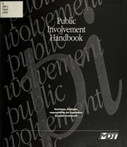 Cover of: Public involvement handbook
