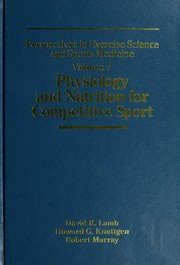 Cover of: Perspectives in Exercise Science and Sports Medicine by David R. Lamb