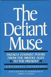 Cover of: French feminist poems from the Middle Ages to the present: a bilingual anthology