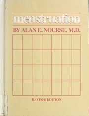 Cover of: Menstruation by Alan Edward Nourse