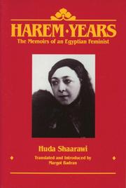 Cover of: Harem Years by Huda Shaarawi