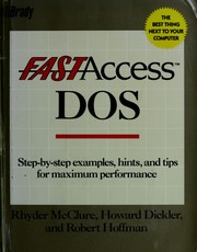 Cover of: Fast access/DOS by Rhyder McClure