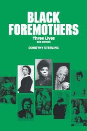 Cover of: Black Foremothers by Dorothy Sterling