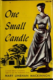Cover of: One small candle