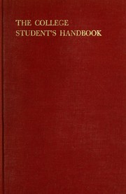 Cover of: The college student's handbook