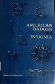 Cover of: American badges and insignia