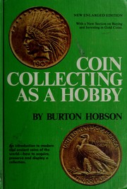 Coin Collecting as a Hobby by Burton Hobson