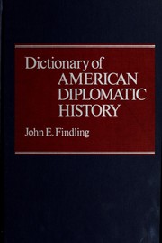 Cover of: Dictionary of American diplomatic history