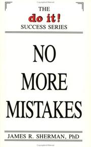 Cover of: No More Mistakes