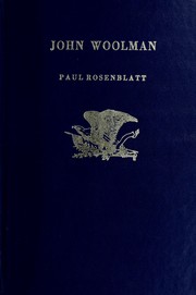 Cover of: John Woolman. by Paul Rosenblatt