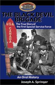 Cover of: The Black Devil Brigade by Joseph A. Springer