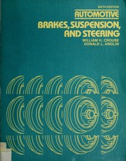 Cover of: Automotive brakes, suspension, and steering