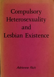 Cover of Compulsory heterosexuality and lesbian existence