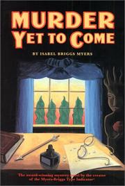 Cover of: Murder yet to come