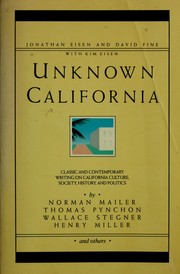 Cover of: Unknown California by edited by Jonathan Eisen and David Fine, with Kim Eisen.