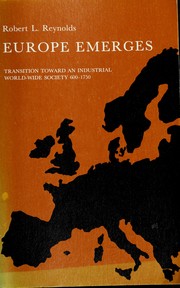 Cover of: Europe emerges | R. L. Reynolds