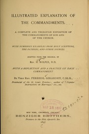 Cover of: Illustrated explanation of the commandments