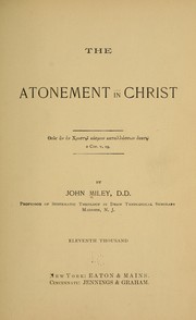 Cover of: The atonement in Christ ...