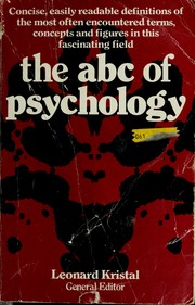 Cover of: The ABC of psychology by general editor, Leonard Kristal.