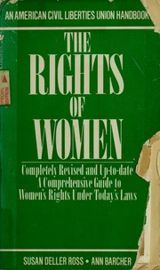 Cover of: The rights of women by Susan Deller Ross