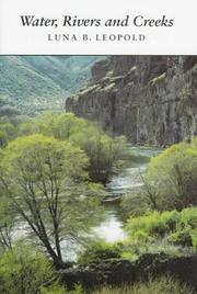 Cover of: Water, rivers, and creeks
